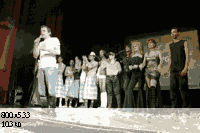 Apresenta��o dos artistas e discurso por Miguel Rodrigues-Pereira do Bar Boys'R'Us (foto por Sofia Santos para PortugalGay.PT)